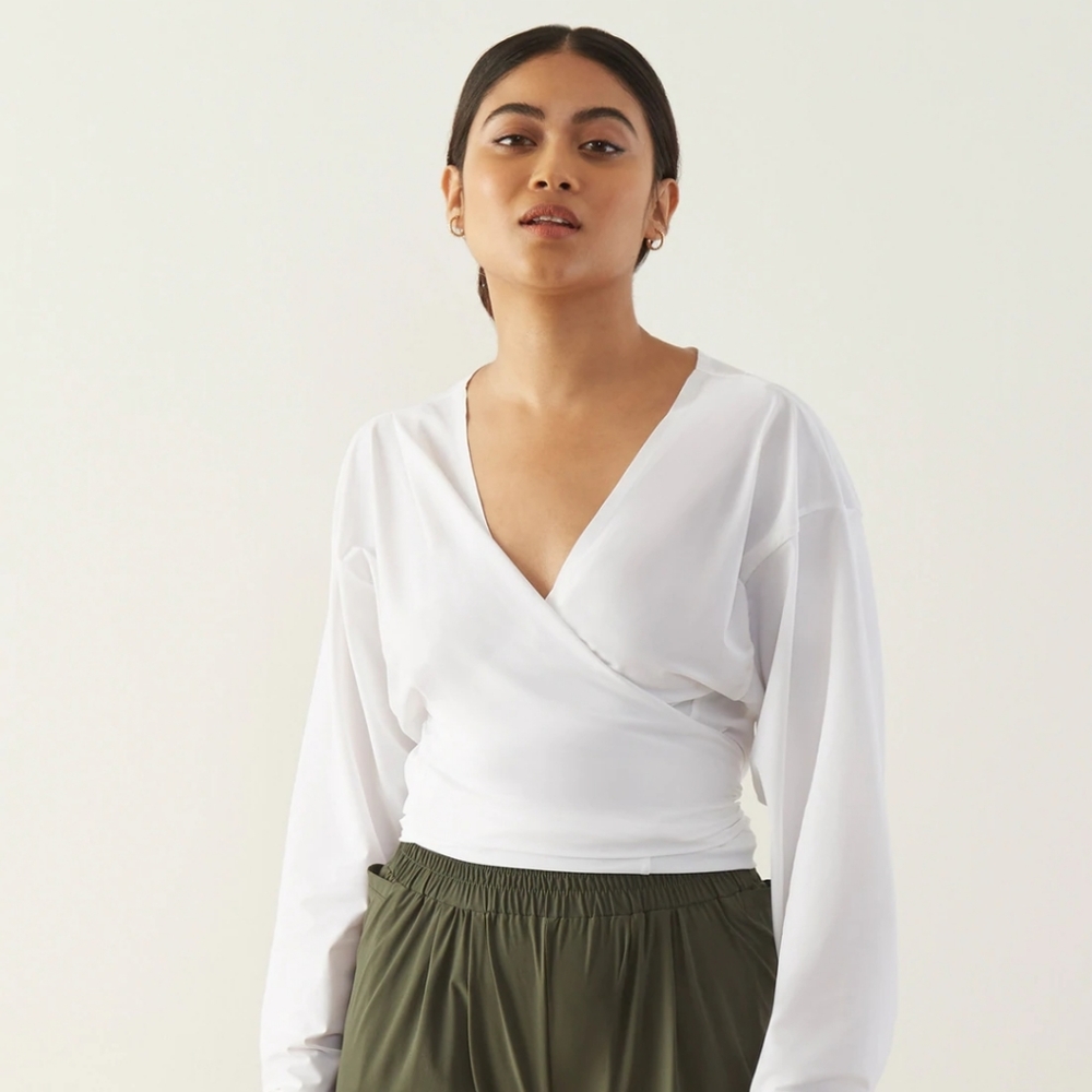ADAY That's A Wrap Top Small